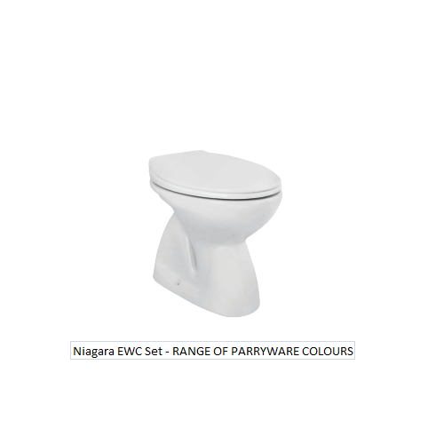 Parryware Niagara EWC Set - RANGE OF PARRYWARE COLOURS