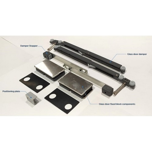 Ebco Al. Profile Track for Hi Slide - Glass Display - 15 (Only for Top track)