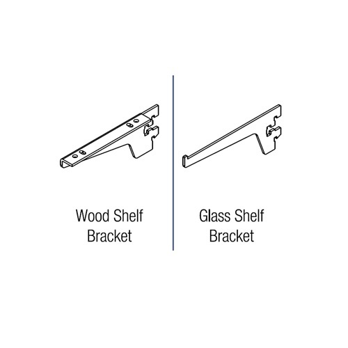 Ebco MS Shelf Bracket with Nut and Screw