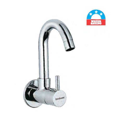 HINDWARE FLORA SINK COCK EXT. SWIVEL SPOUT-WALL MOUNT