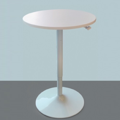 Ebco Smart Lift Single Leg - Gas Lift (with Round Table Top) - Centre Pole