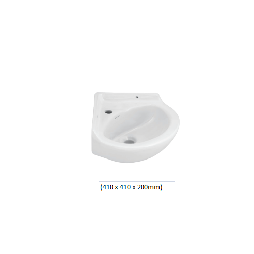 Parryware Corner Wall Hung Basin - RANGE OF PARRYWARE COLOURS