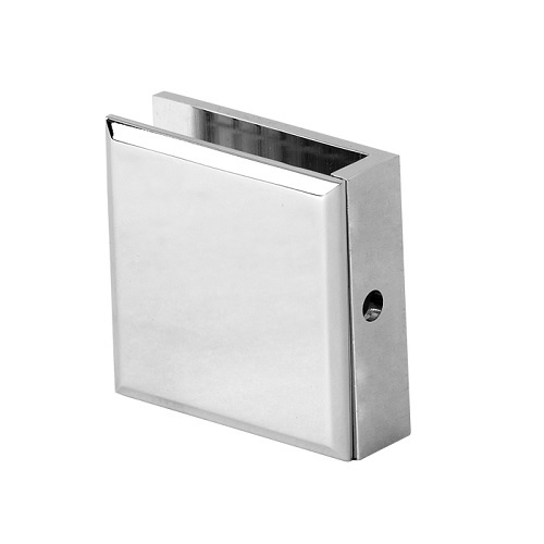 Hafele Shower Door Hinges - Kaaza Series Wall to Glass Fix Clamp, 55x90mm for 8 to 12mm Glass 90°