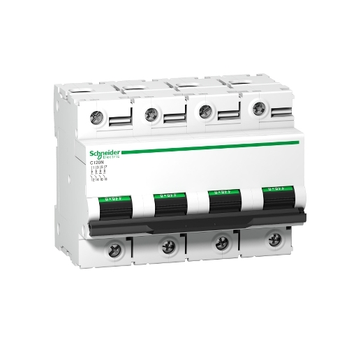 Schneiderb C curve 4 Module AC Miniature Circuit Breakers - xC60