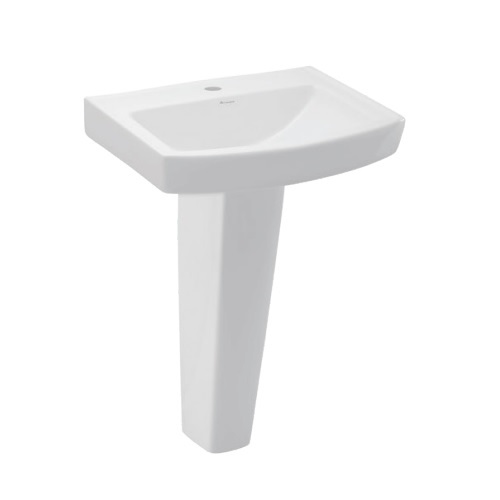 Parryware Craven - Wash Basin with Pedestal Long