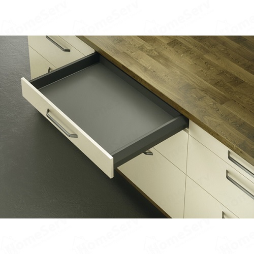 Hafele Matrixbox Premium Drawer Sets, Metallic Anthracite with Soft Close