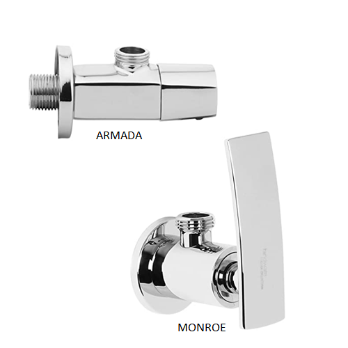 HINDWARE ANGULAR STOP COCK WITH WALL FLANGE