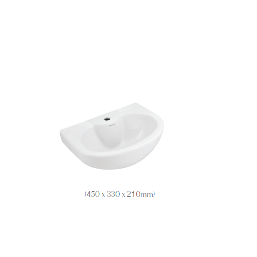 Parryware Parryware Tapti Wall Hung Basin - RANGE OF PARRYWARE COLOURS
