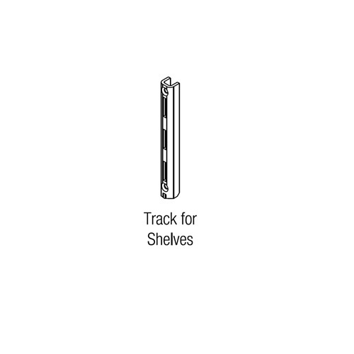 Ebco SS Track for Shelves - Vertical