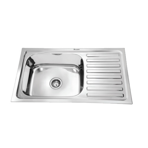 Parryware Single Bowl with Drain Board - ECO Series
